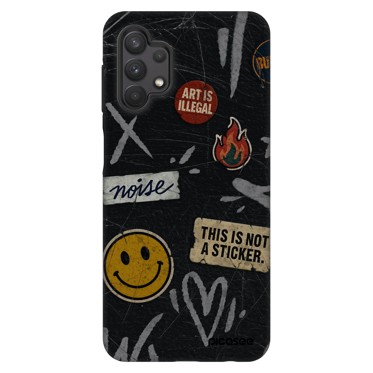 Picasee Fashion Case pro Samsung Galaxy A32 5G A326B - STICKERS x TAGS