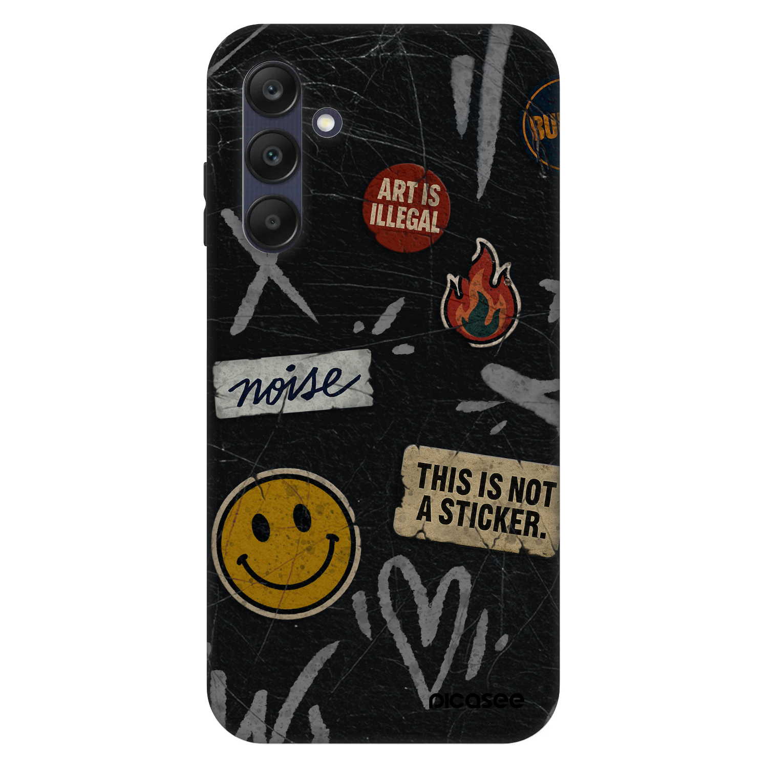Picasee Fashion Case pro Samsung Galaxy A25 A256B 5G - STICKERS x TAGS