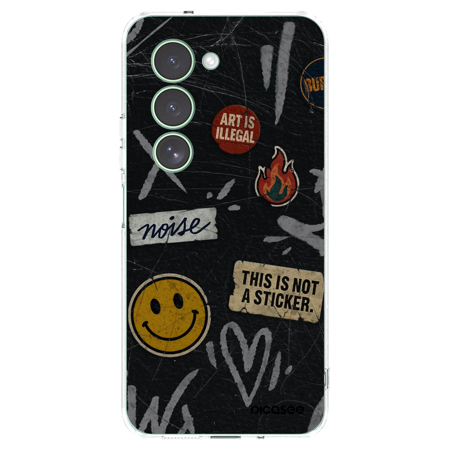 Picasee silikonový průhledný obal pro Xiaomi Redmi 15 5G - STICKERS x TAGS