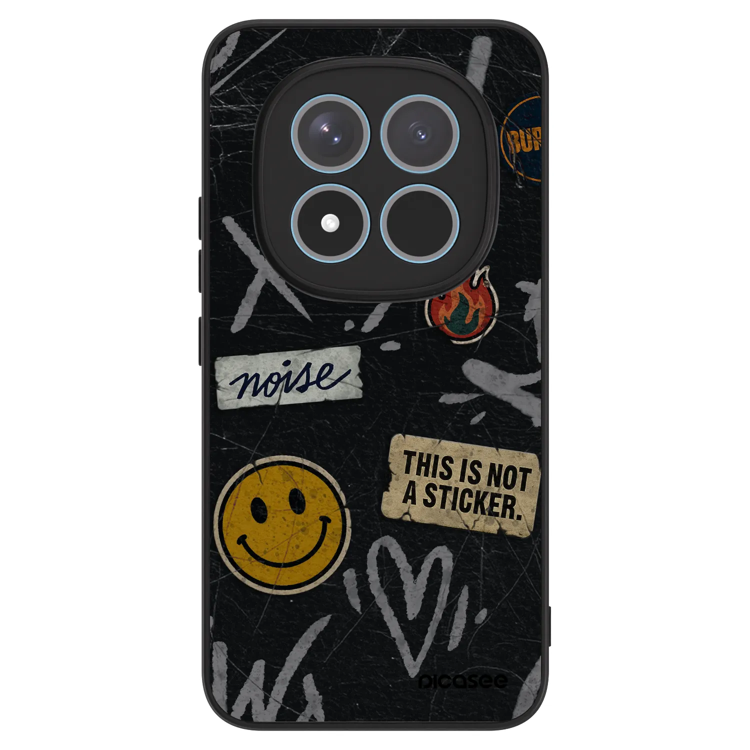 Picasee ULTIMATE CASE pro Xiaomi Redmi Note 15 Pro+ - STICKERS x TAGS