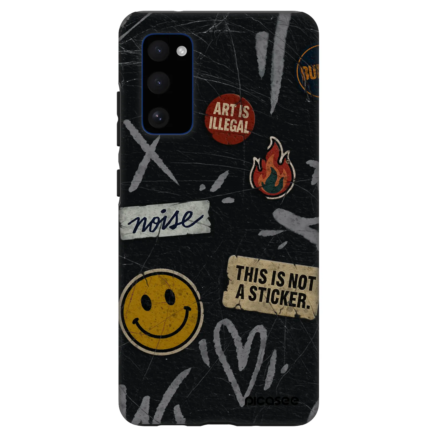 Picasee Fashion Case pro Samsung Galaxy S20 FE - STICKERS x TAGS