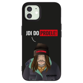 Picasee silikonový černý obal pro Apple iPhone 12 - Bezďák