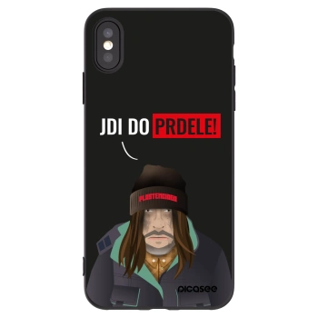 Picasee silikonový černý obal pro Apple iPhone XS Max - Bezďák