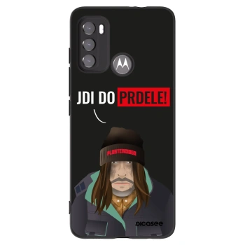 Picasee silikonový černý obal pro Motorola Moto G60 - Bezďák