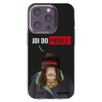 Picasee silikonový průhledný obal pro Apple iPhone 14 Pro - Bezďák
