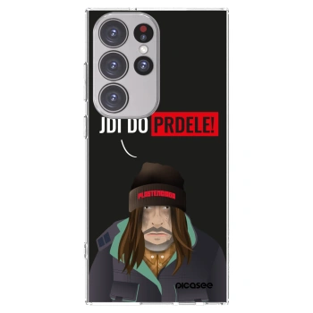 Picasee silikonový průhledný obal pro Samsung Galaxy S23 Ultra 5G - Bezďák