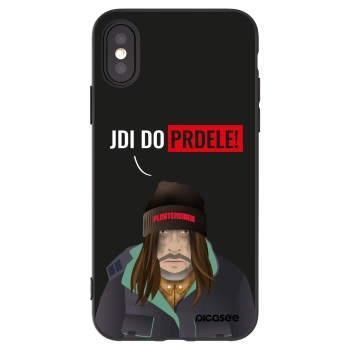 Picasee silikonový černý obal pro Apple iPhone X/XS - Bezďák