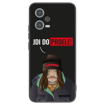 Picasee silikonový černý obal pro Xiaomi Redmi Note 12 5G - Bezďák