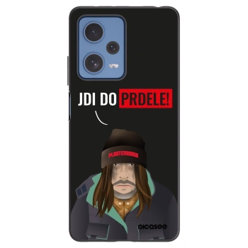 Picasee silikonový černý obal pro Xiaomi Redmi Note 12 Pro 5G - Bezďák