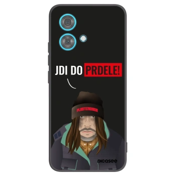 Picasee silikonový černý obal pro Motorola Edge 40 Neo - Bezďák