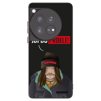 Picasee silikonový černý obal pro OnePlus 12 5G - Bezďák