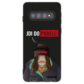 Picasee silikonový černý obal pro Samsung Galaxy S10 G973 - Bezďák