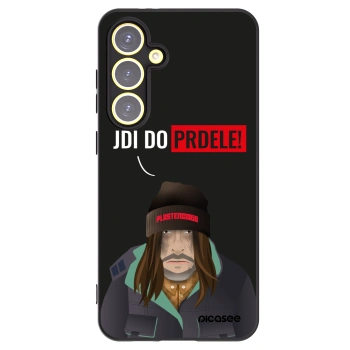 Picasee silikonový černý obal pro Samsung Galaxy S24 FE S721B - Bezďák