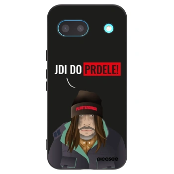 Picasee silikonový černý obal pro Google Pixel 8a - Bezďák