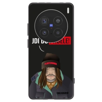 Picasee silikonový černý obal pro Vivo X200 Pro - Bezďák