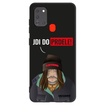 Picasee silikonový černý obal pro Samsung Galaxy A21s - Bezďák