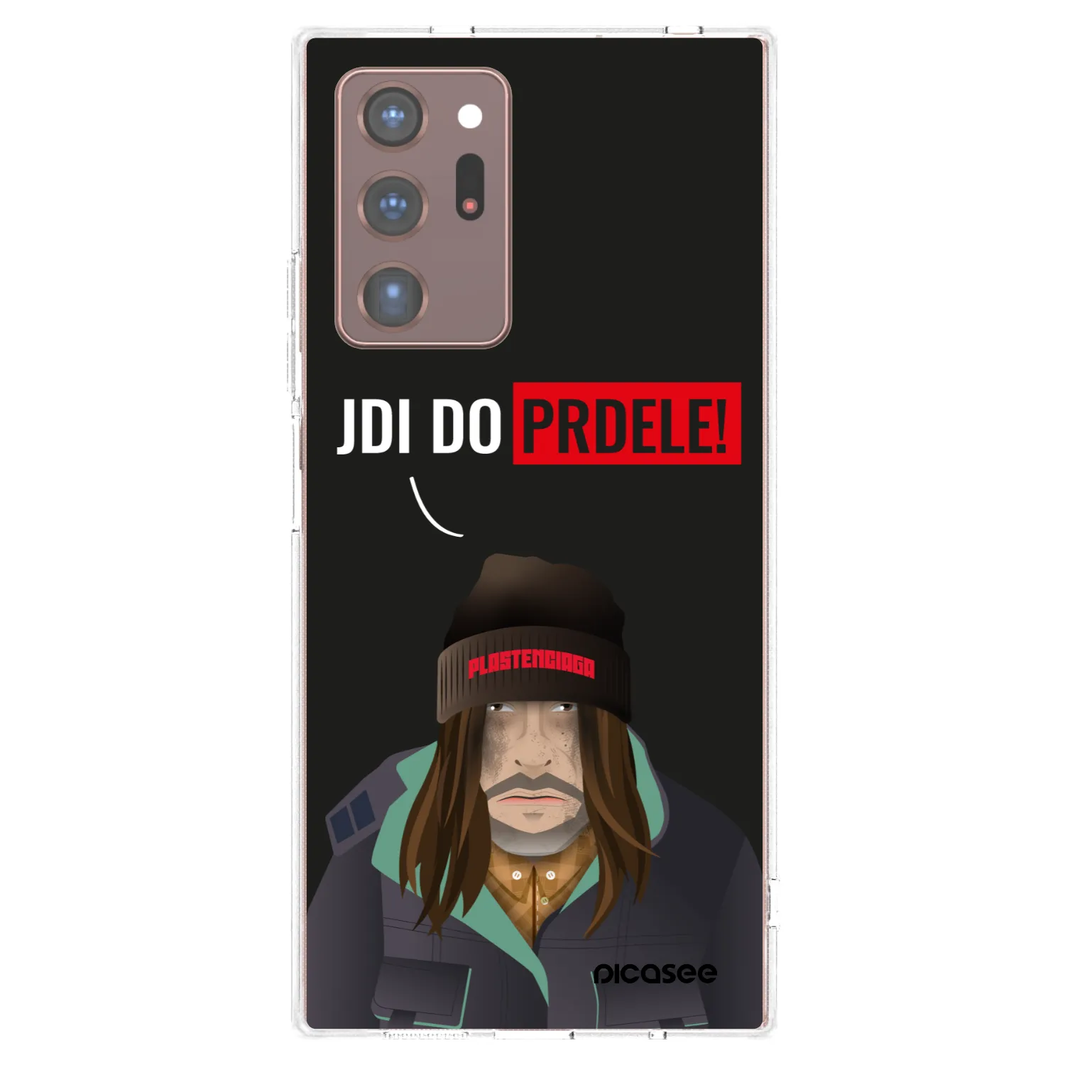 Picasee silikonový průhledný obal pro Samsung Galaxy Note 20 Ultra - Bezďák