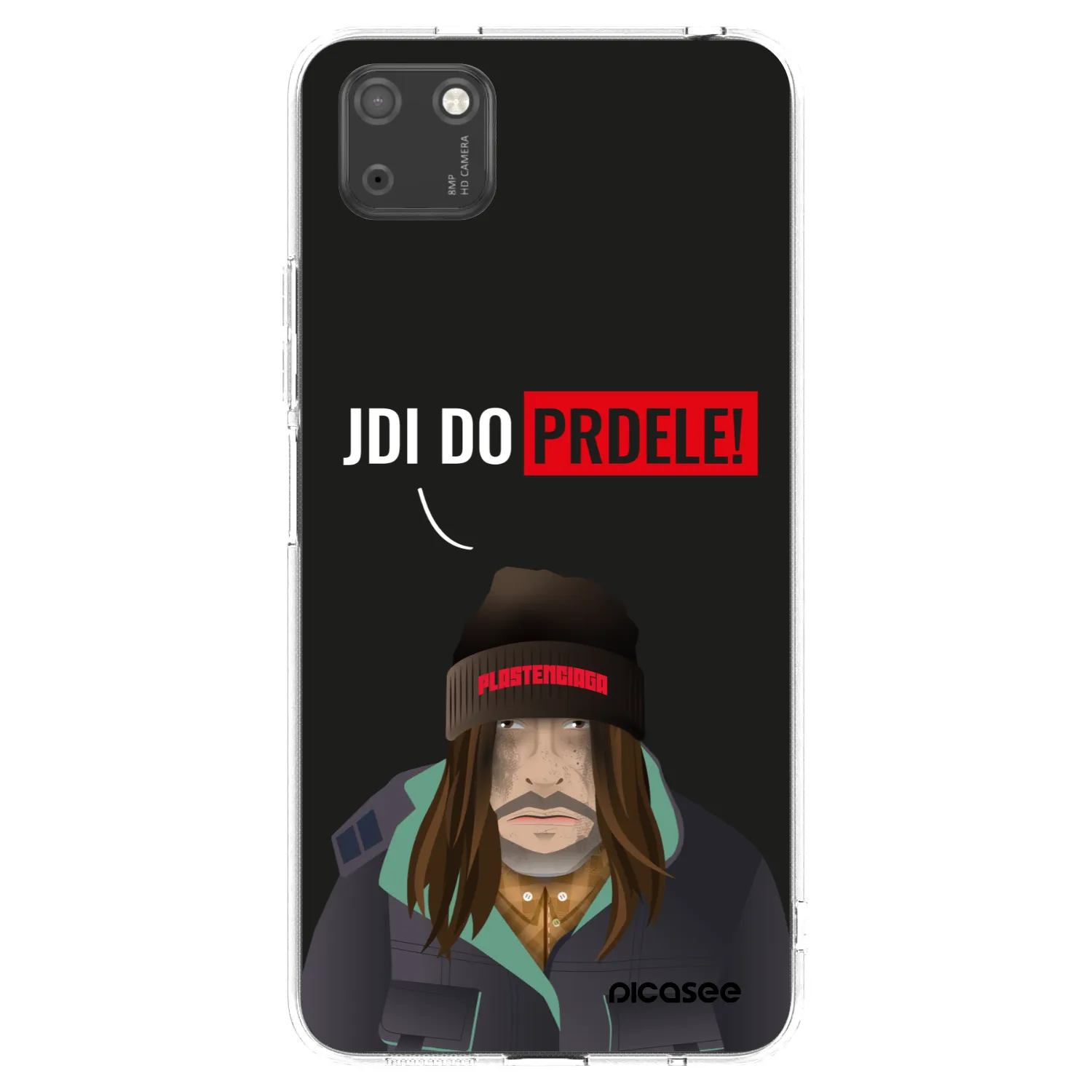 Picasee silikonový průhledný obal pro Huawei Y5P - Bezďák