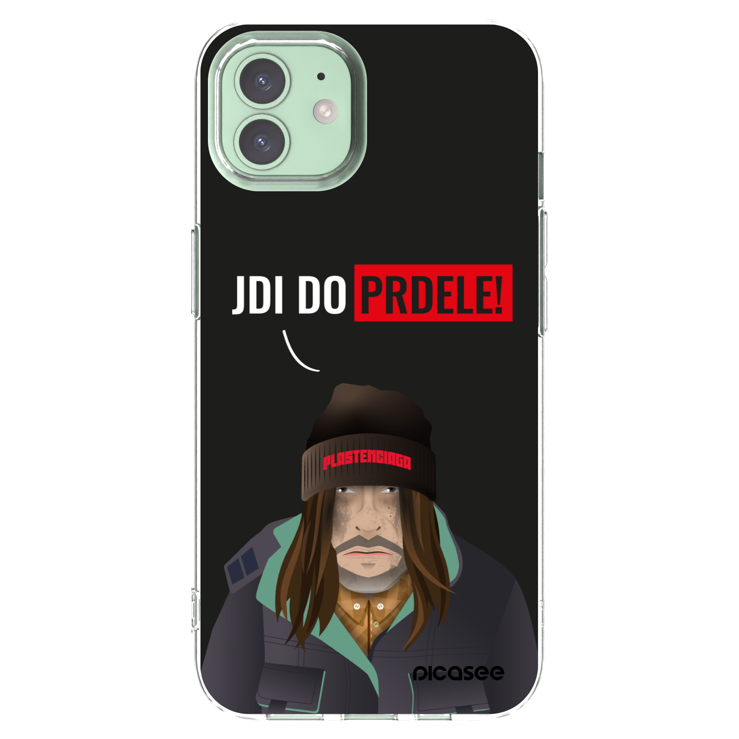 Picasee silikonový průhledný obal pro Apple iPhone 12 - Bezďák