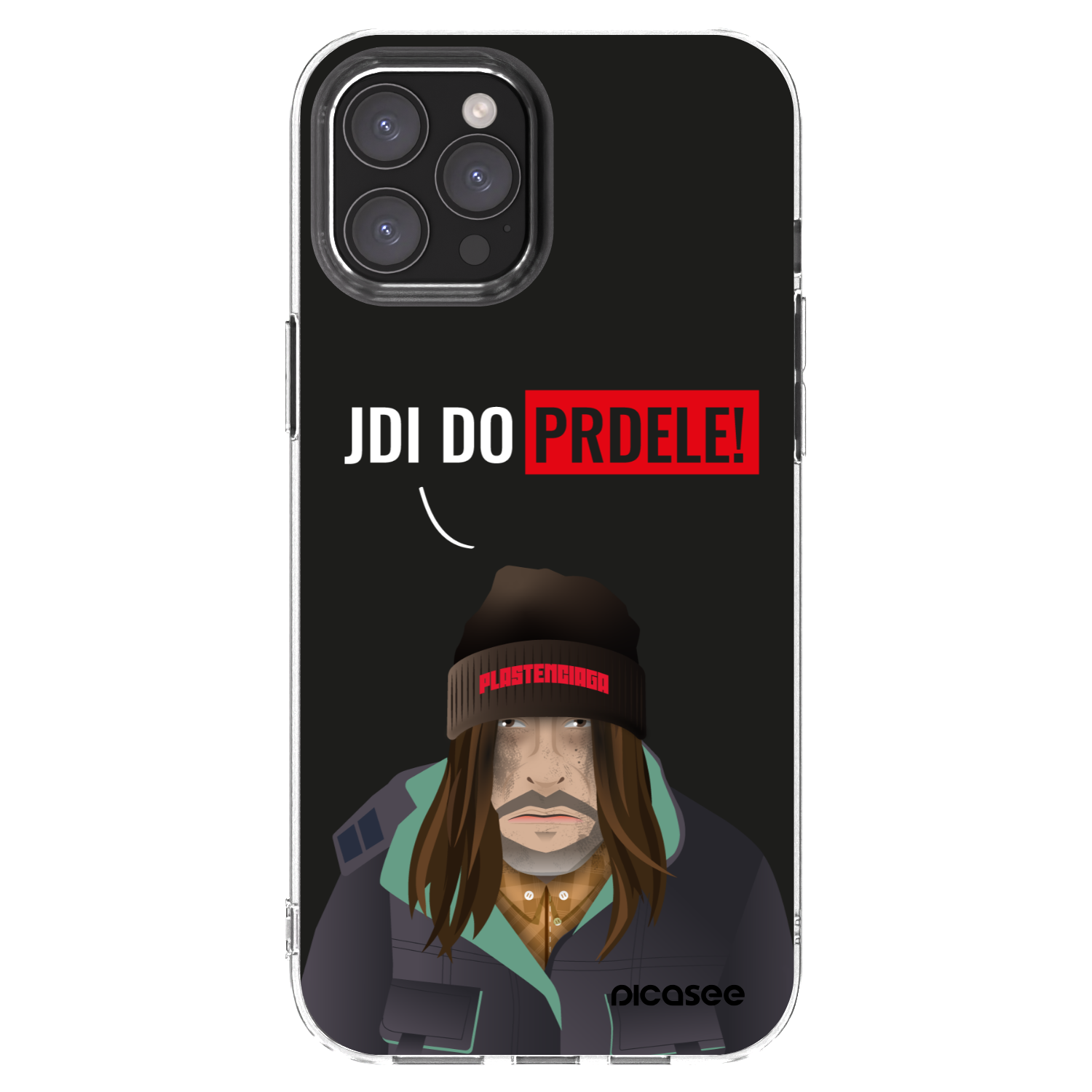 Picasee silikonový průhledný obal pro Apple iPhone 12 Pro Max - Bezďák