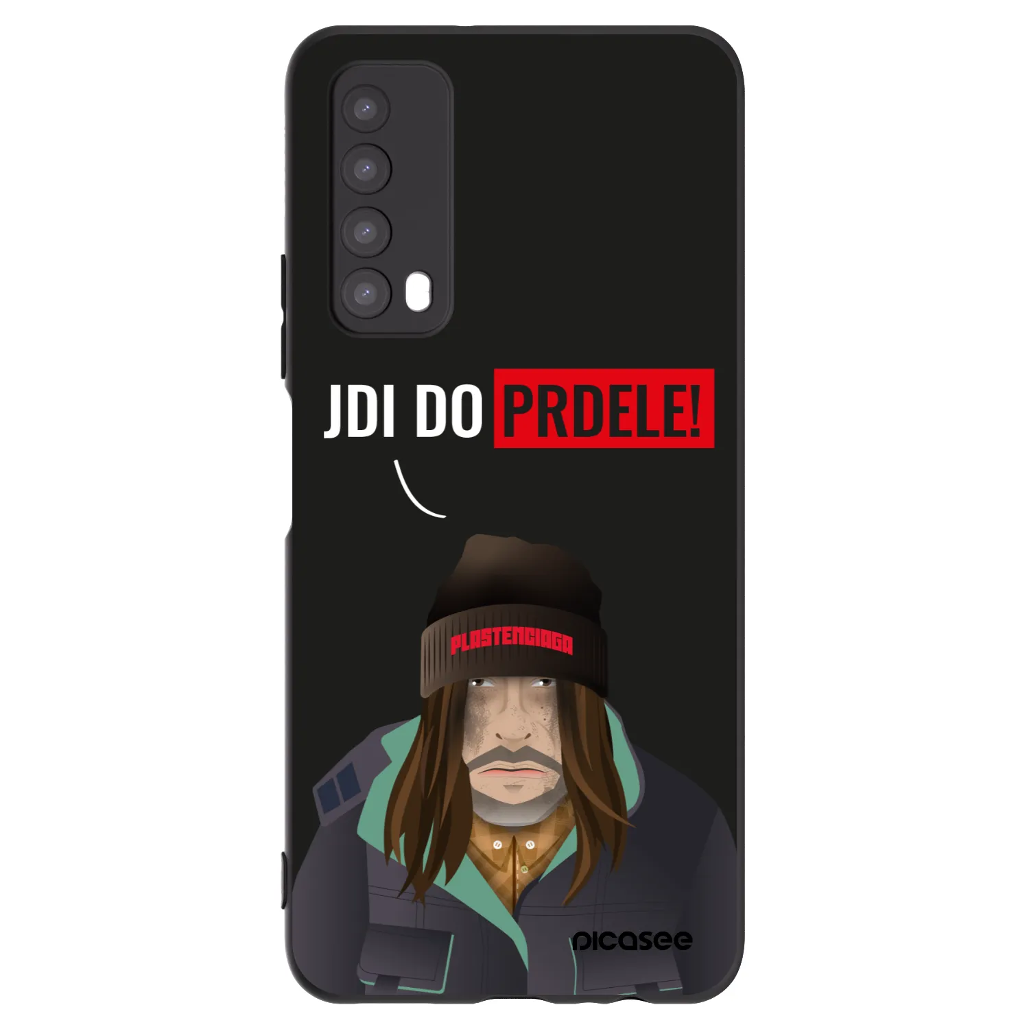 Picasee silikonový černý obal pro Huawei P Smart 2021 - Bezďák