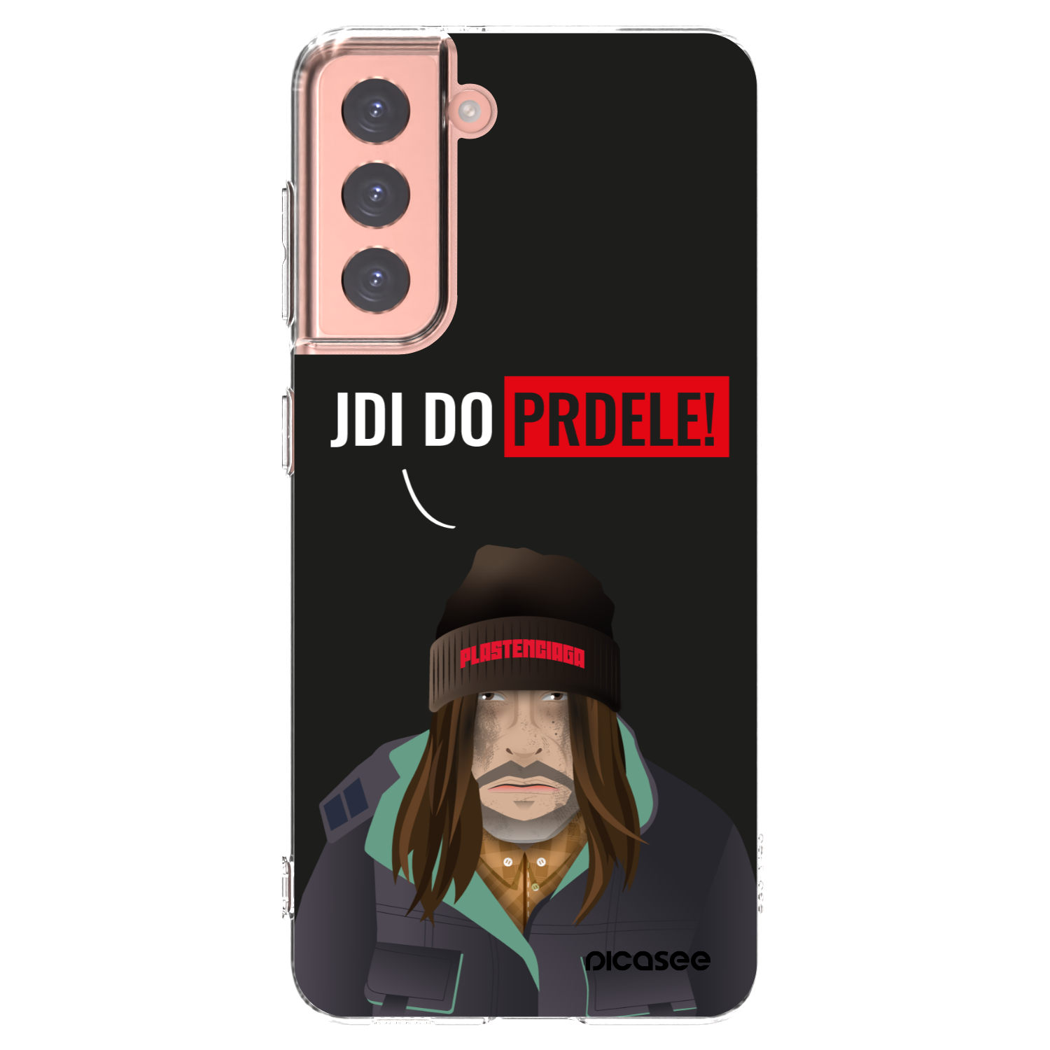 Picasee silikonový průhledný obal pro Samsung Galaxy S21 5G G991B - Bezďák