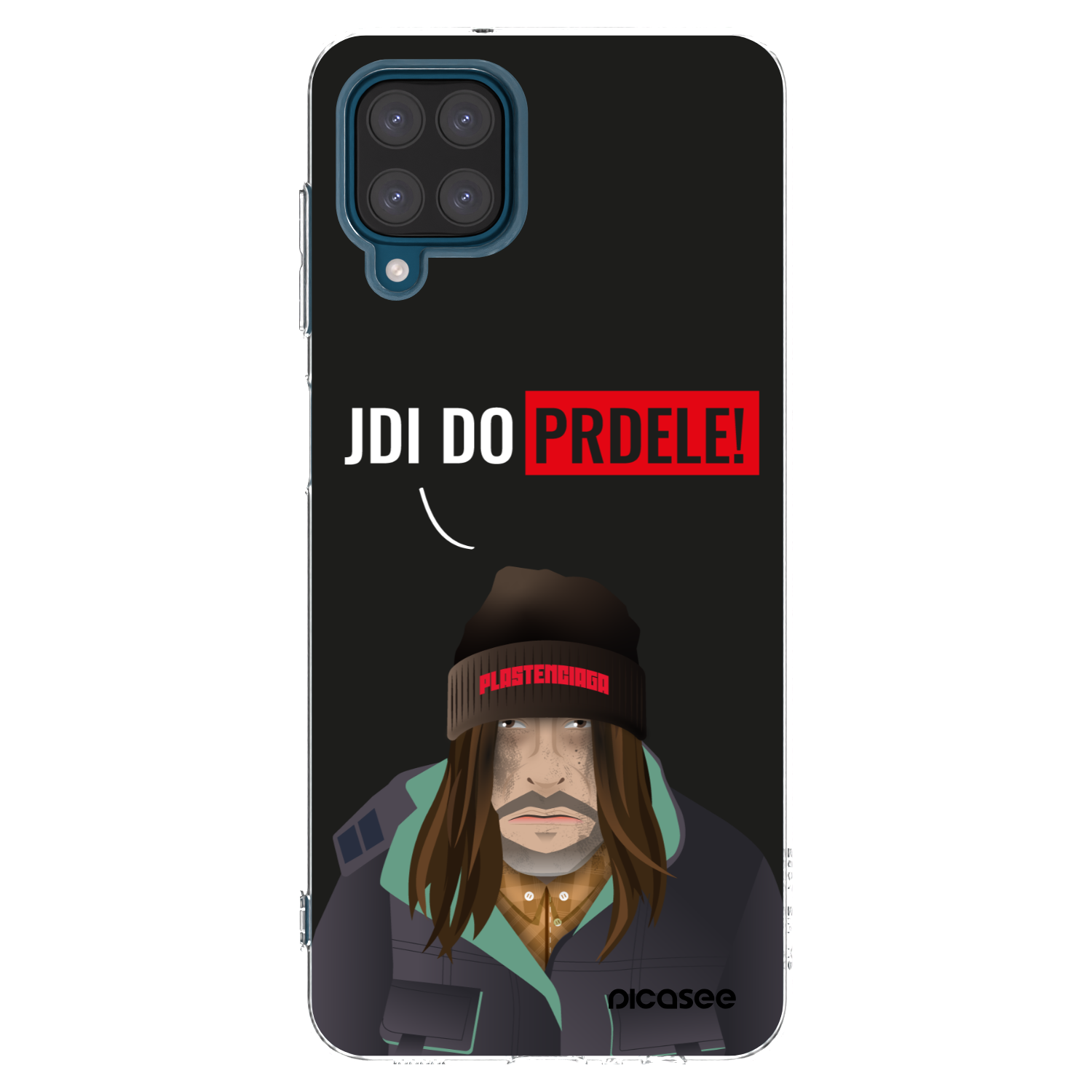 Picasee silikonový průhledný obal pro Samsung Galaxy A12 A125F - Bezďák