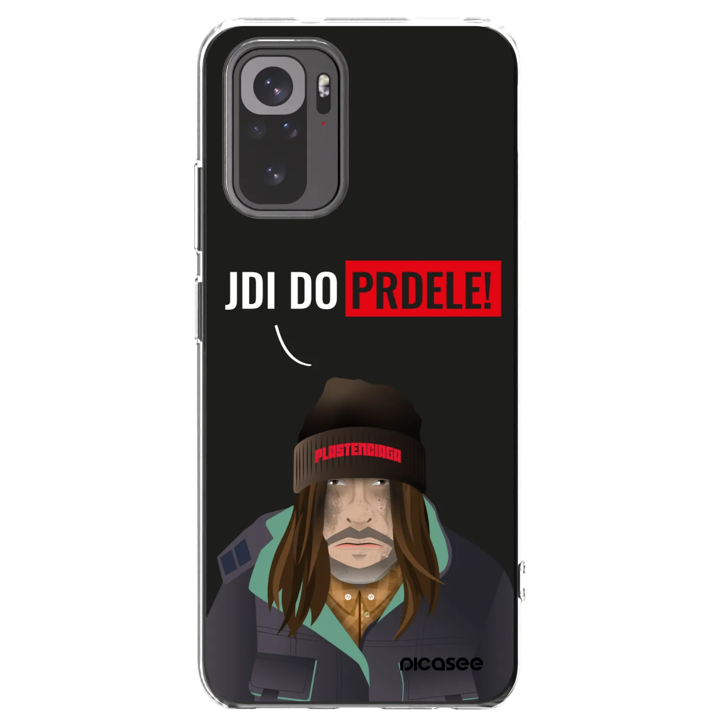 Picasee silikonový průhledný obal pro Xiaomi Redmi Note 10 - Bezďák