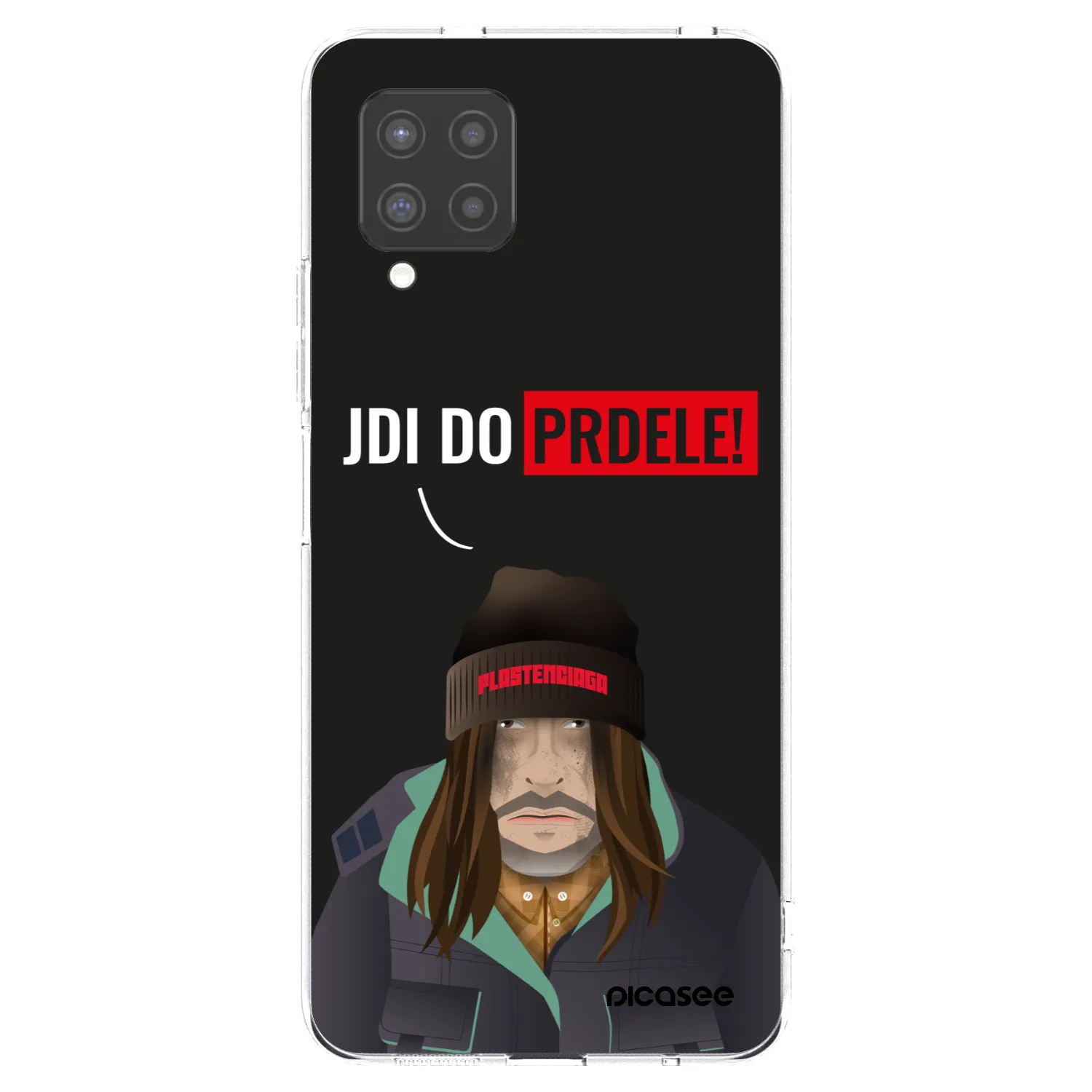 Picasee silikonový průhledný obal pro Samsung Galaxy A42 A426B - Bezďák