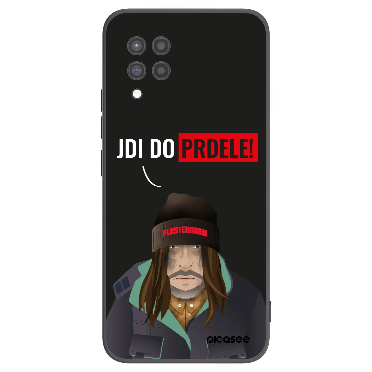 Picasee silikonový černý obal pro Samsung Galaxy A42 A426B - Bezďák