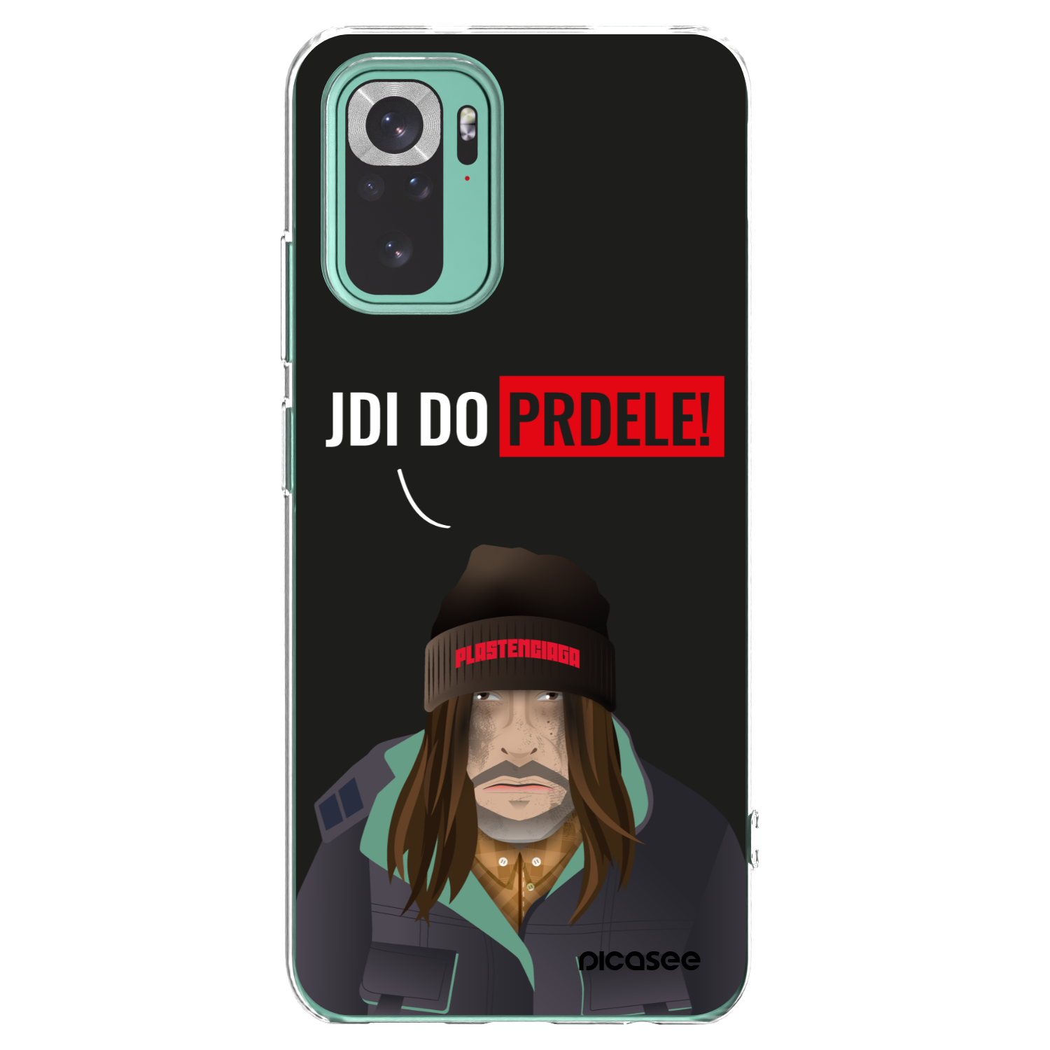 Picasee silikonový průhledný obal pro Xiaomi Redmi Note 10 Pro - Bezďák