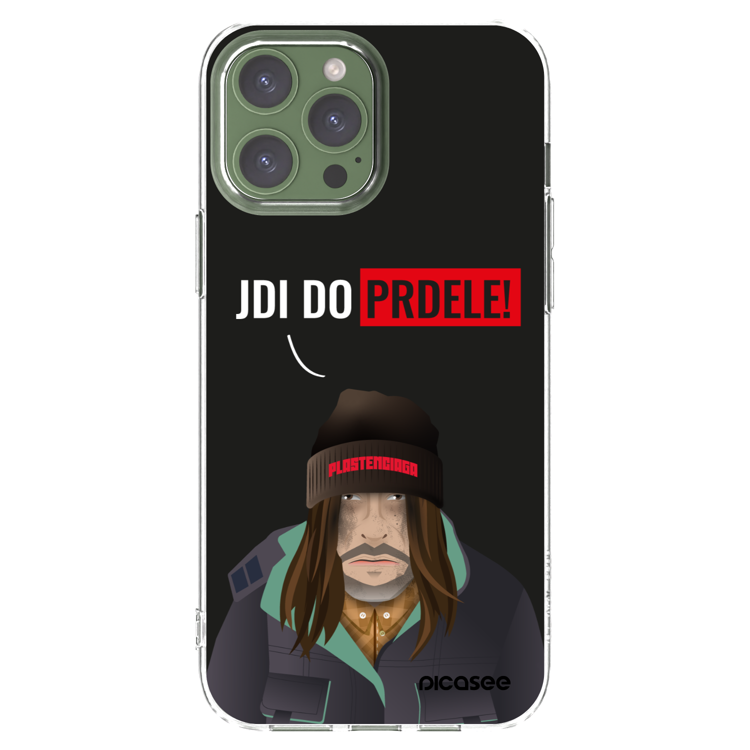 Picasee silikonový průhledný obal pro Apple iPhone 13 Pro Max - Bezďák