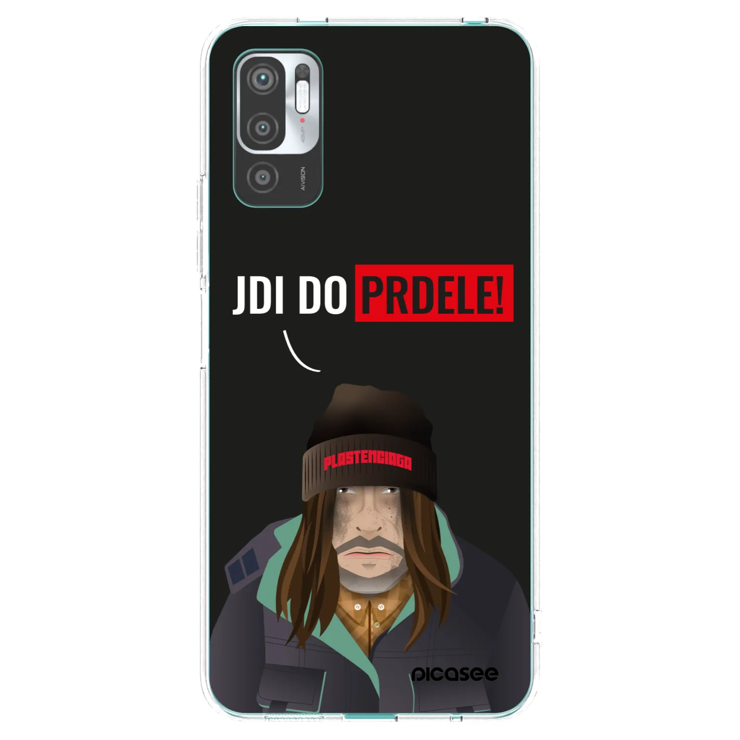 Picasee silikonový průhledný obal pro Xiaomi Redmi Note 10 5G - Bezďák