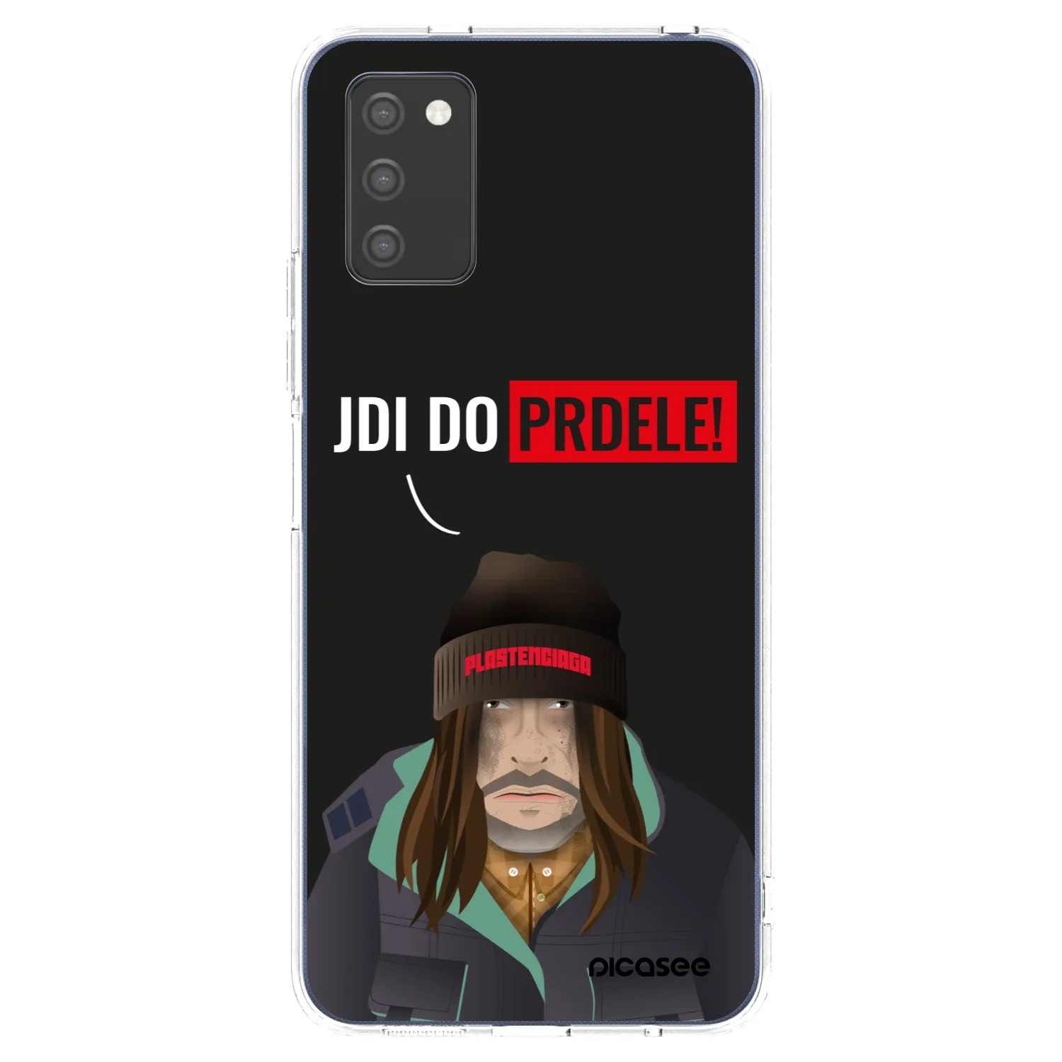 Picasee silikonový průhledný obal pro Samsung Galaxy A02s A025G - Bezďák