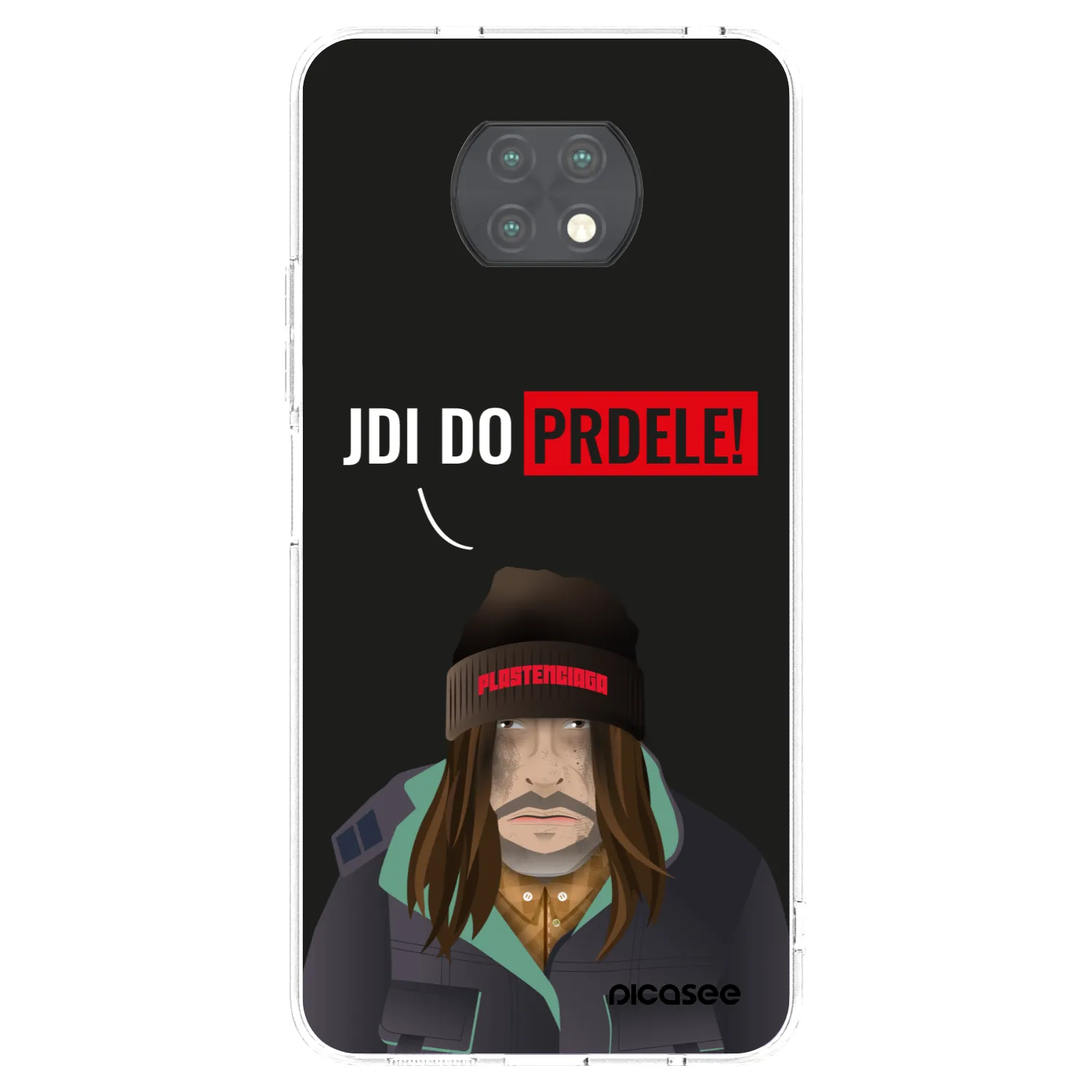 Picasee silikonový průhledný obal pro Xiaomi Redmi Note 9T - Bezďák