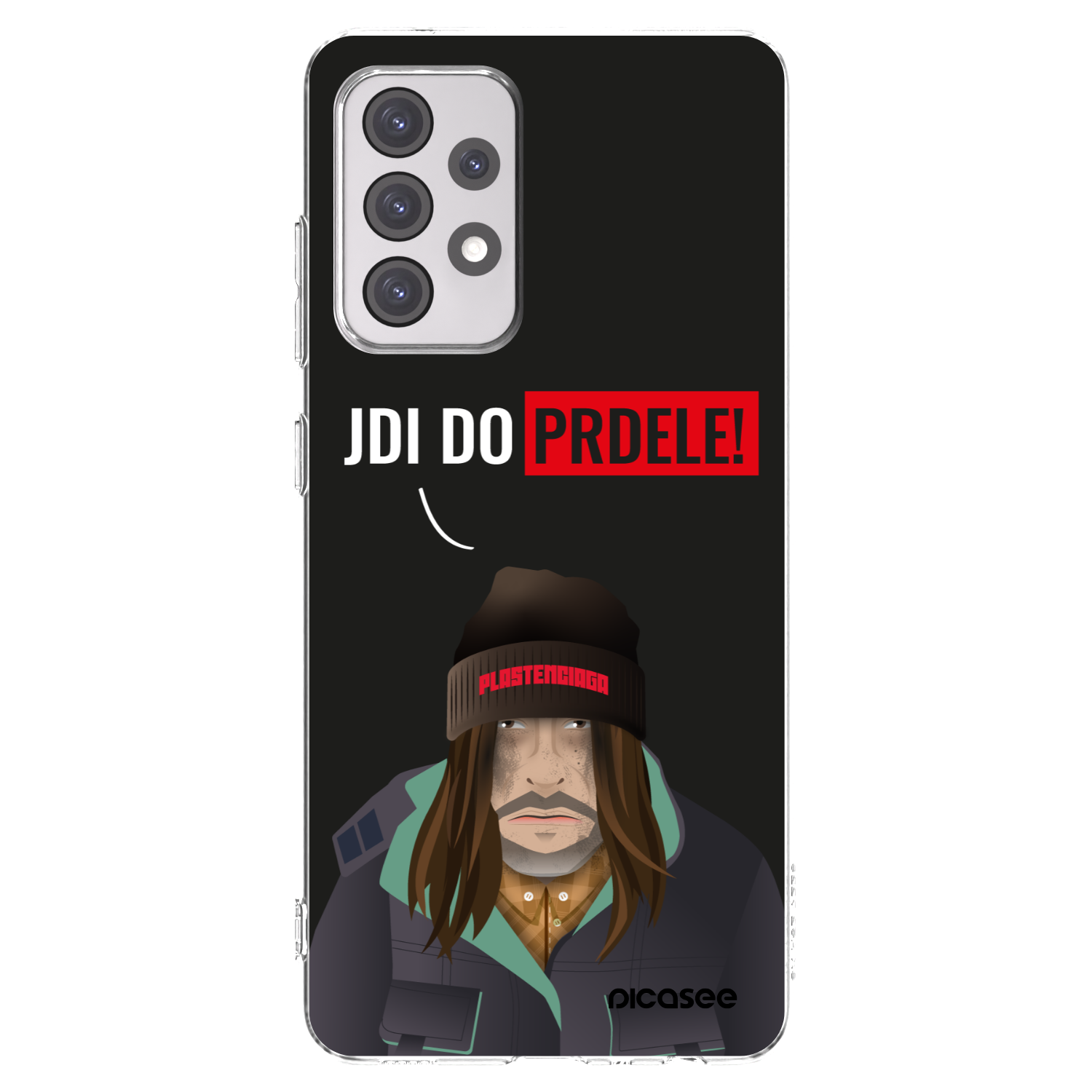 Picasee silikonový průhledný obal pro Samsung Galaxy A52s 5G A528B - Bezďák