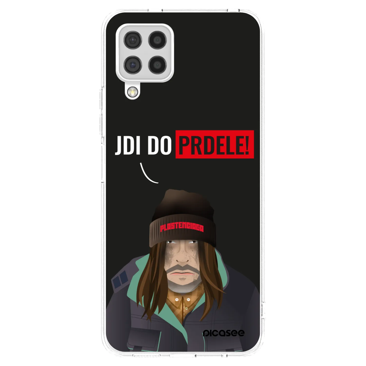 Picasee silikonový průhledný obal pro Samsung Galaxy A22 A225F 4G - Bezďák