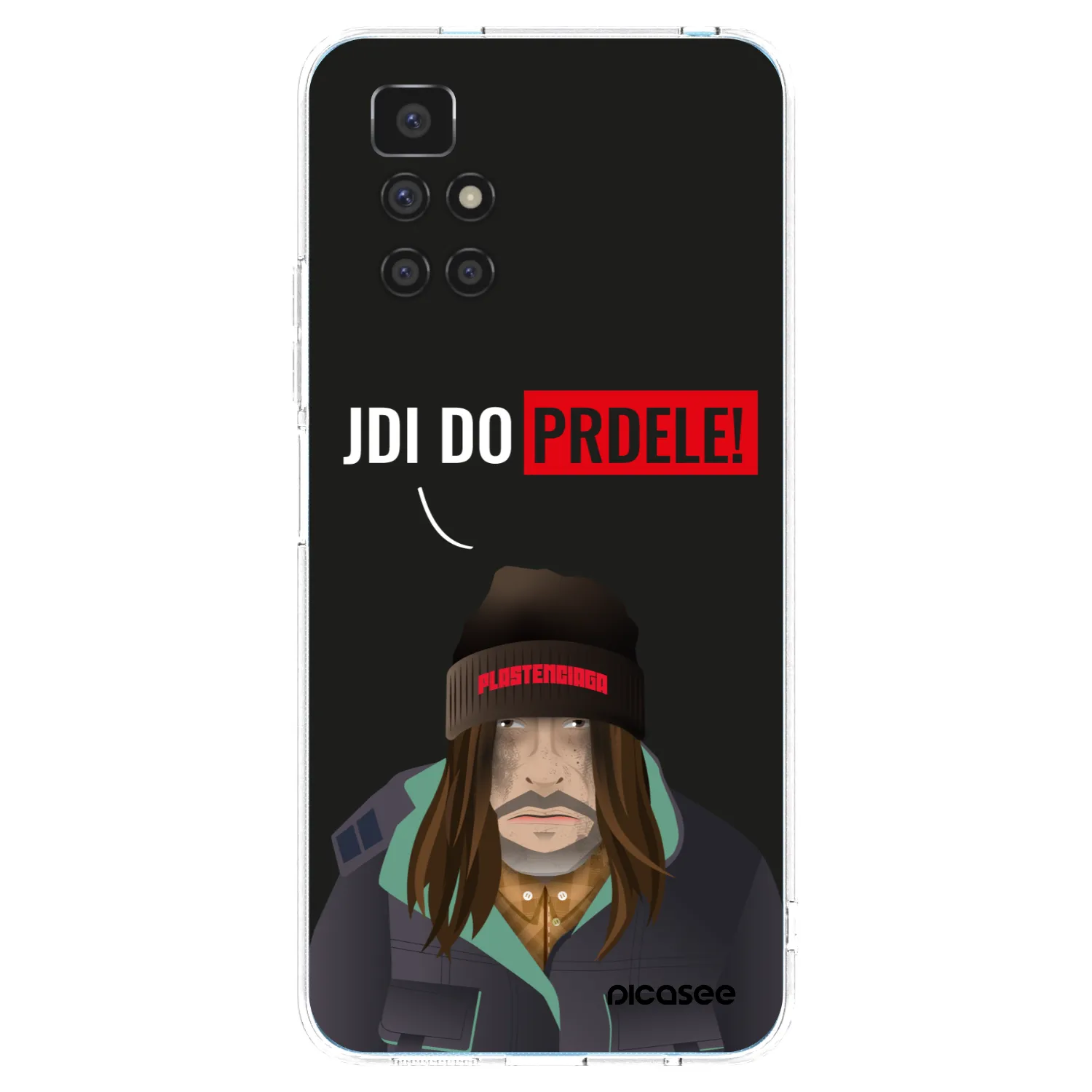 Picasee silikonový průhledný obal pro Xiaomi Redmi 10 - Bezďák