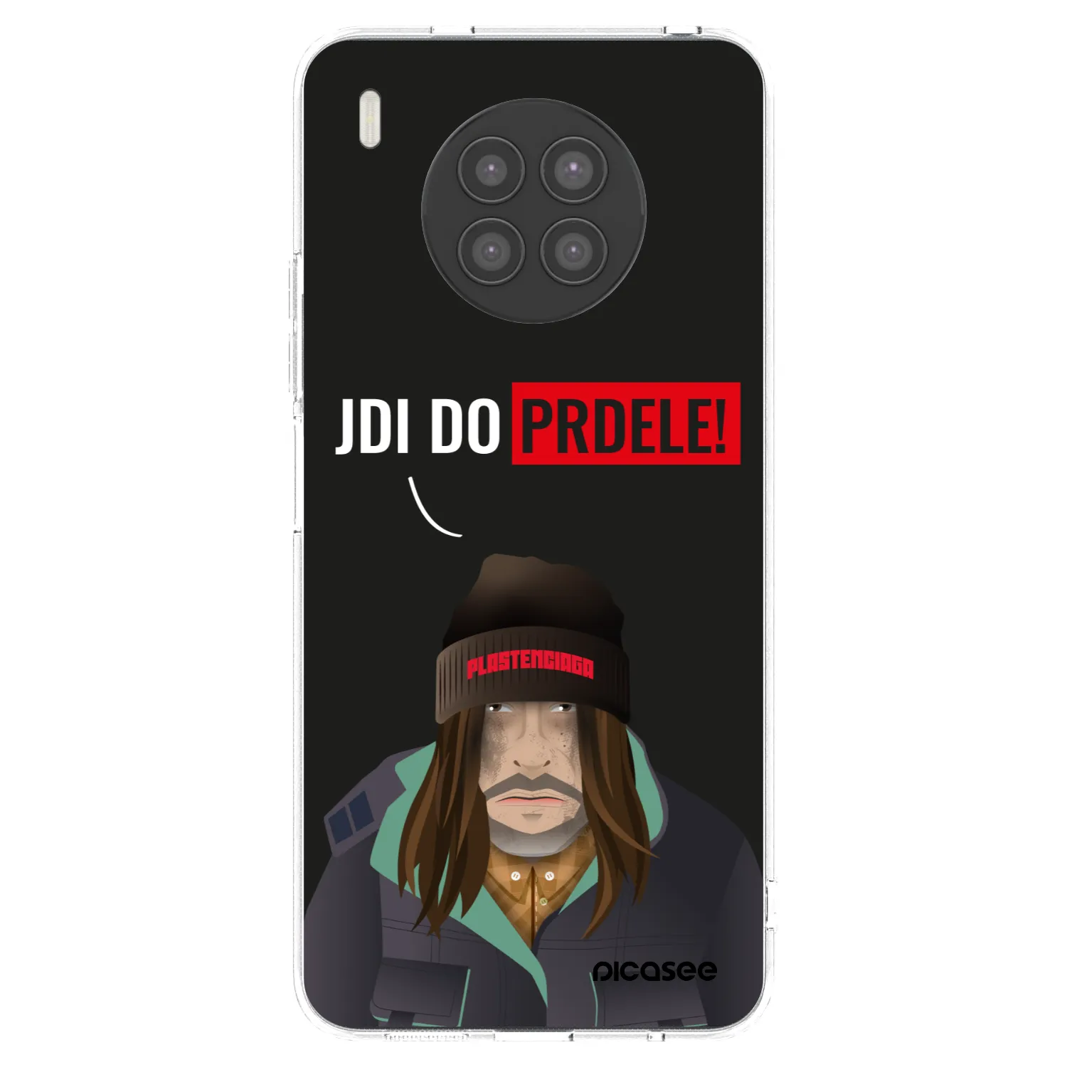 Picasee silikonový průhledný obal pro Huawei Nova 8i - Bezďák