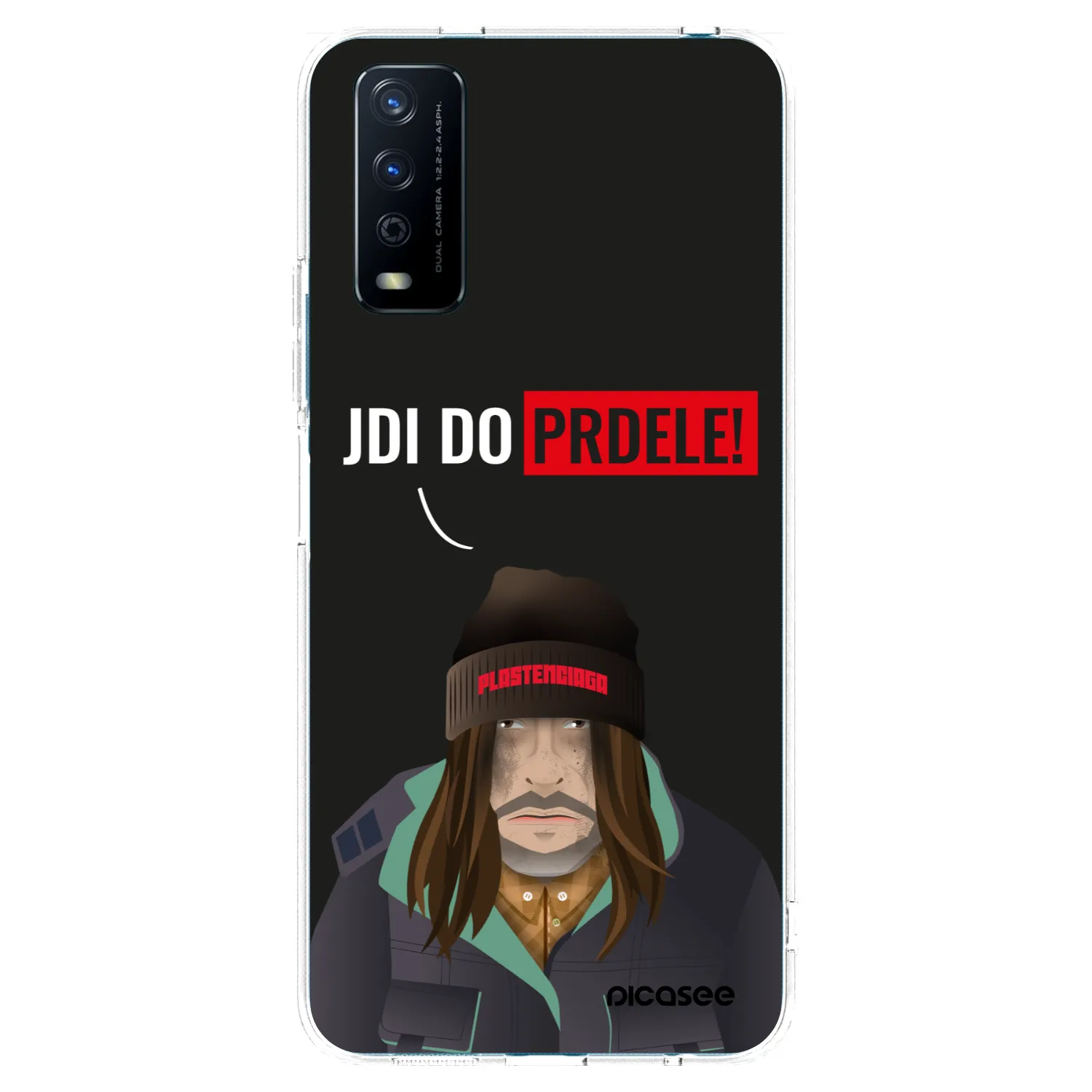 Picasee silikonový průhledný obal pro Vivo Y11s - Bezďák