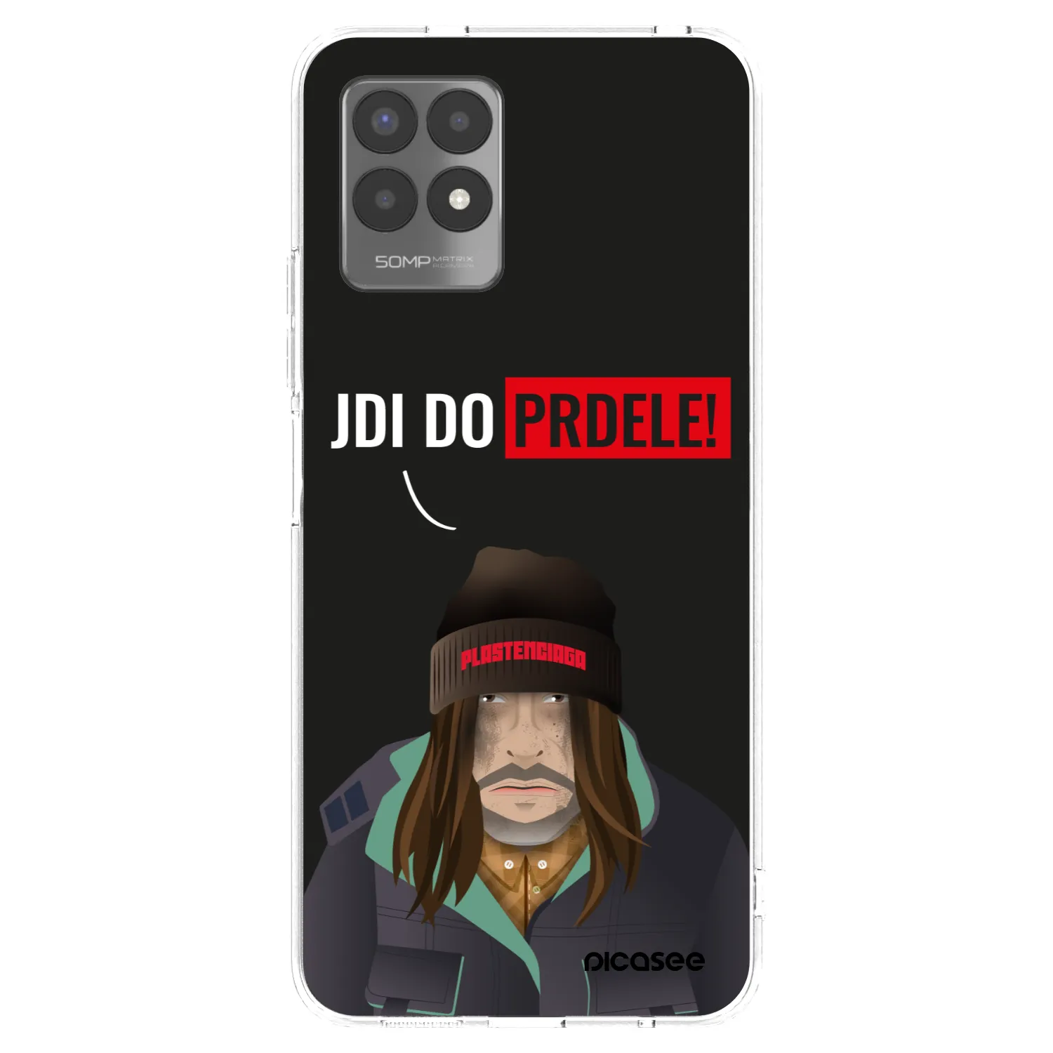 Picasee silikonový průhledný obal pro Realme 8i - Bezďák