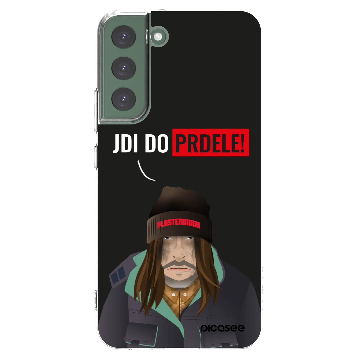 Picasee silikonový průhledný obal pro Samsung Galaxy S22+ 5G - Bezďák