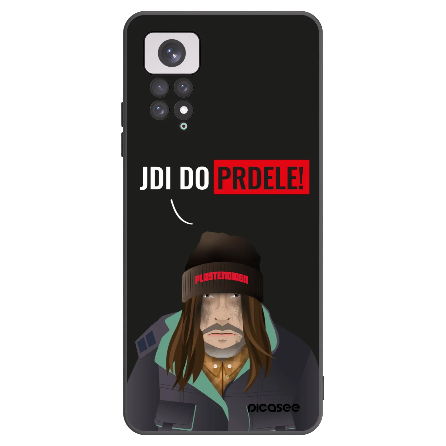 Picasee silikonový černý obal pro Xiaomi Redmi Note 11 - Bezďák
