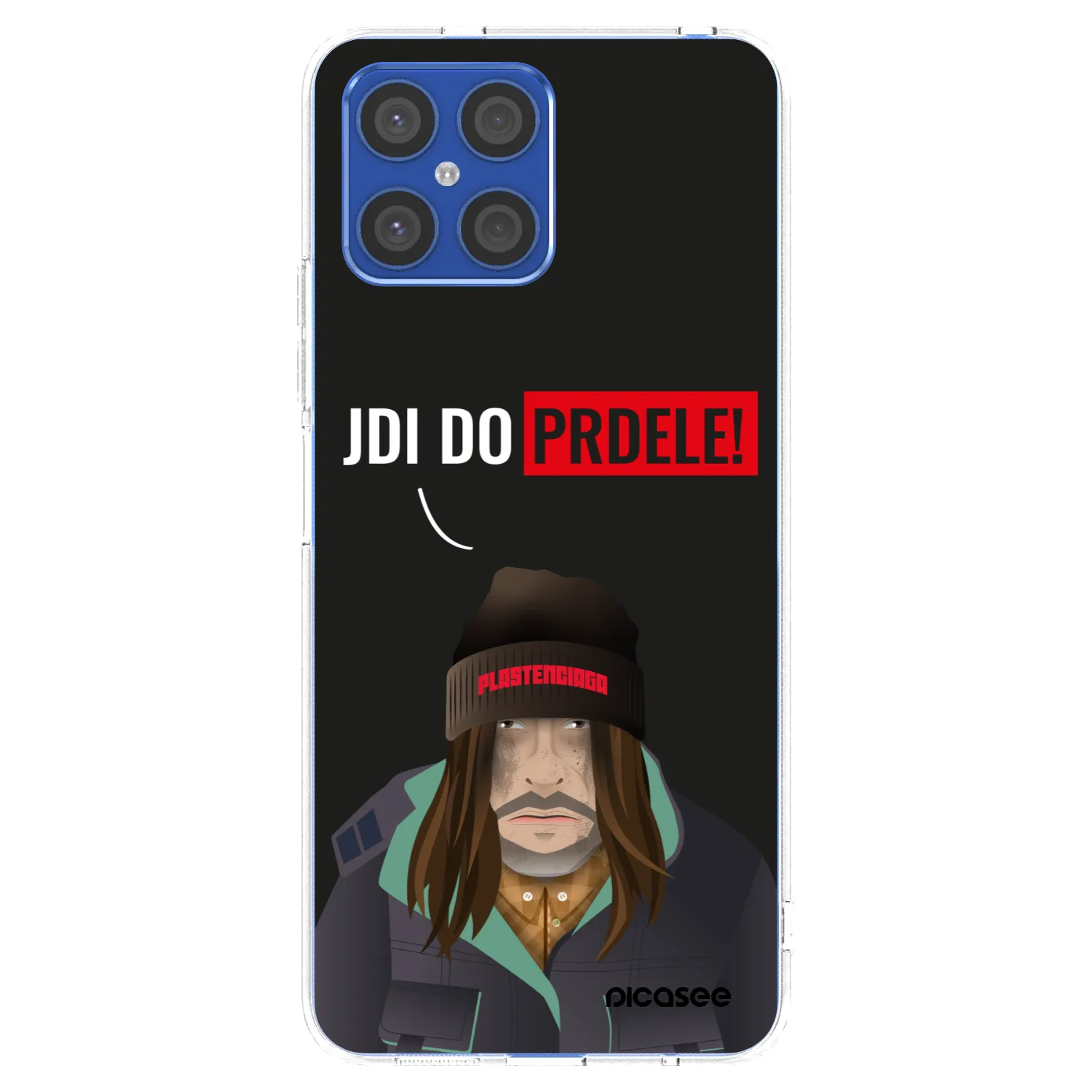 Picasee silikonový průhledný obal pro Honor X8 4G - Bezďák