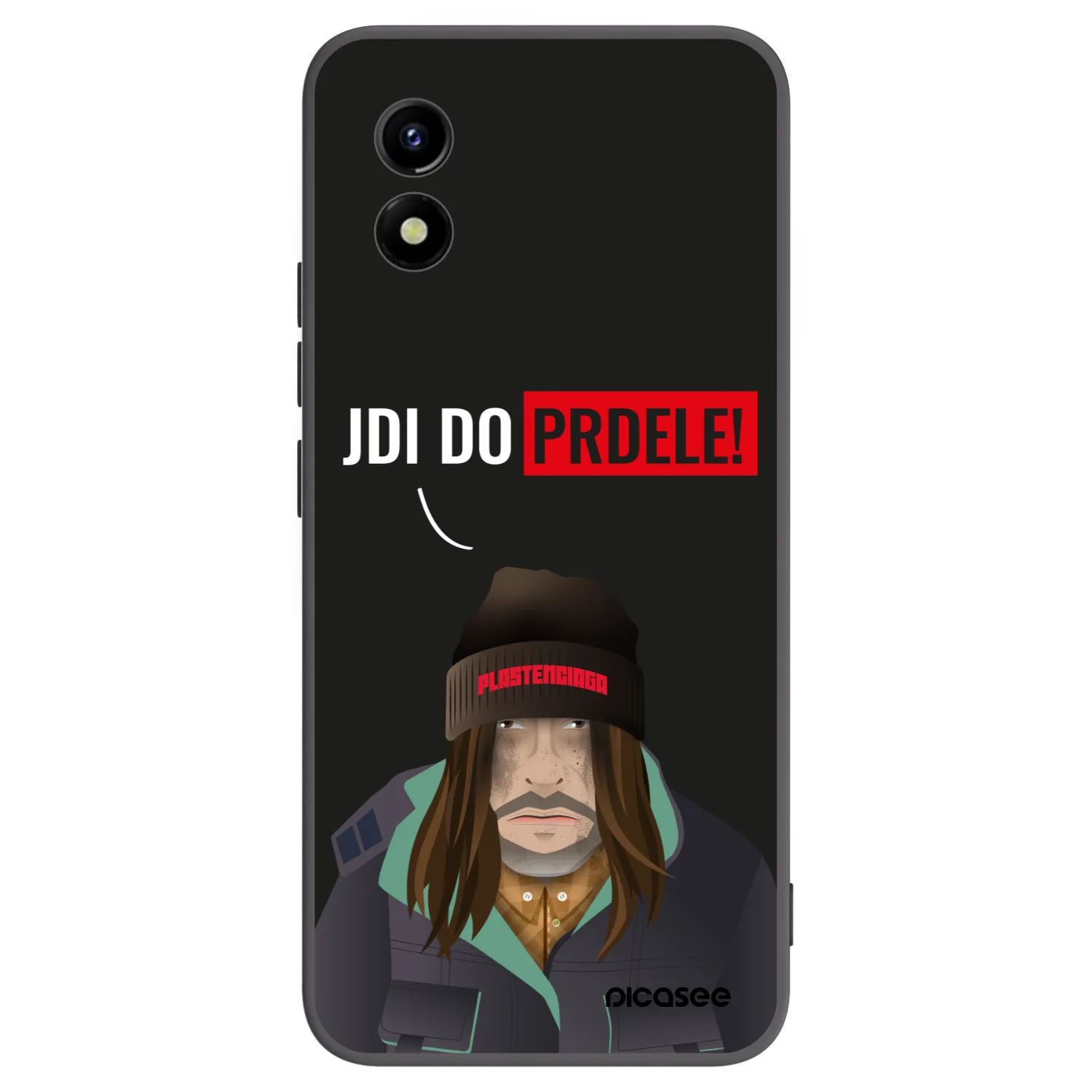 Picasee silikonový černý obal pro Vivo Y01 - Bezďák