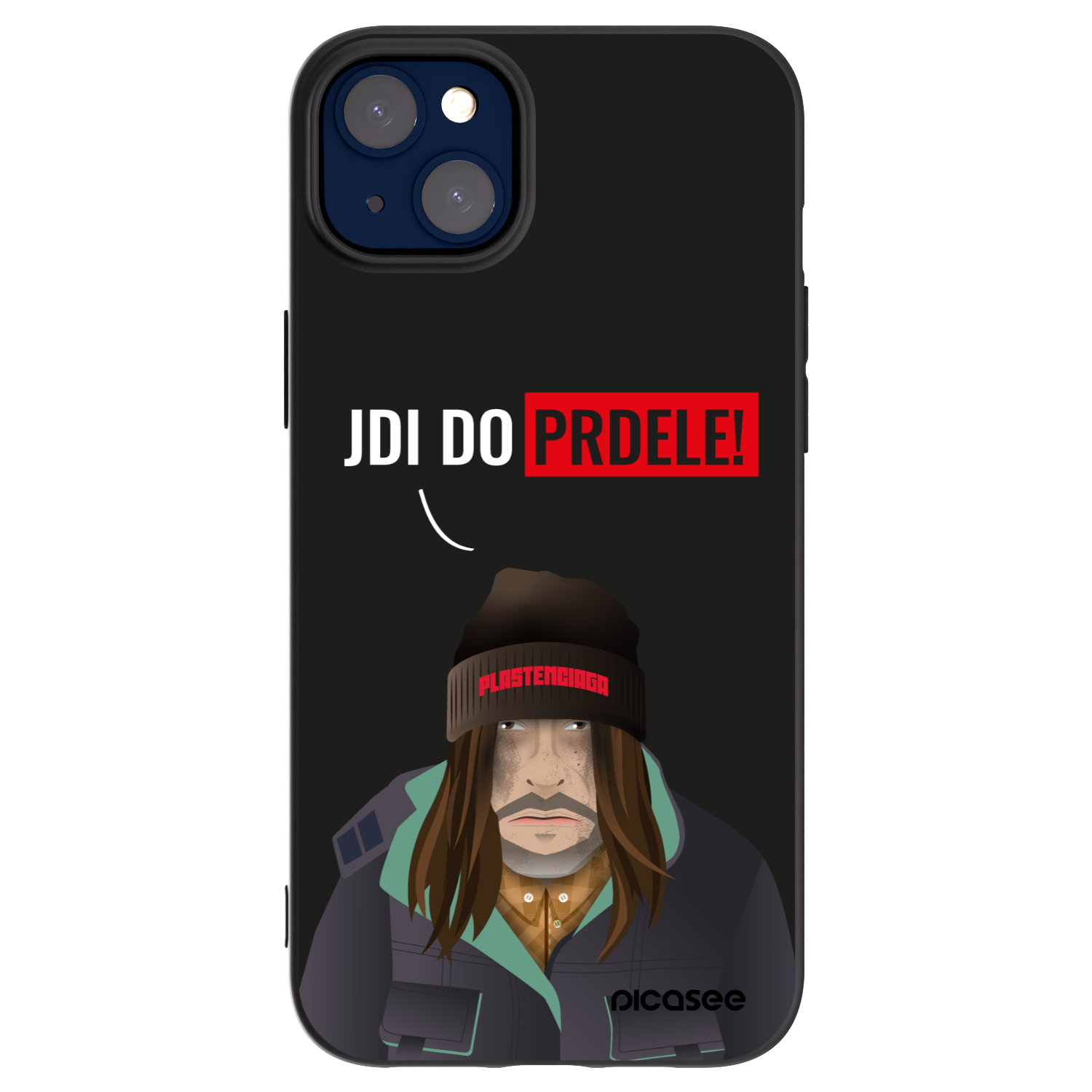 Picasee silikonový černý obal pro Apple iPhone 14 Plus - Bezďák