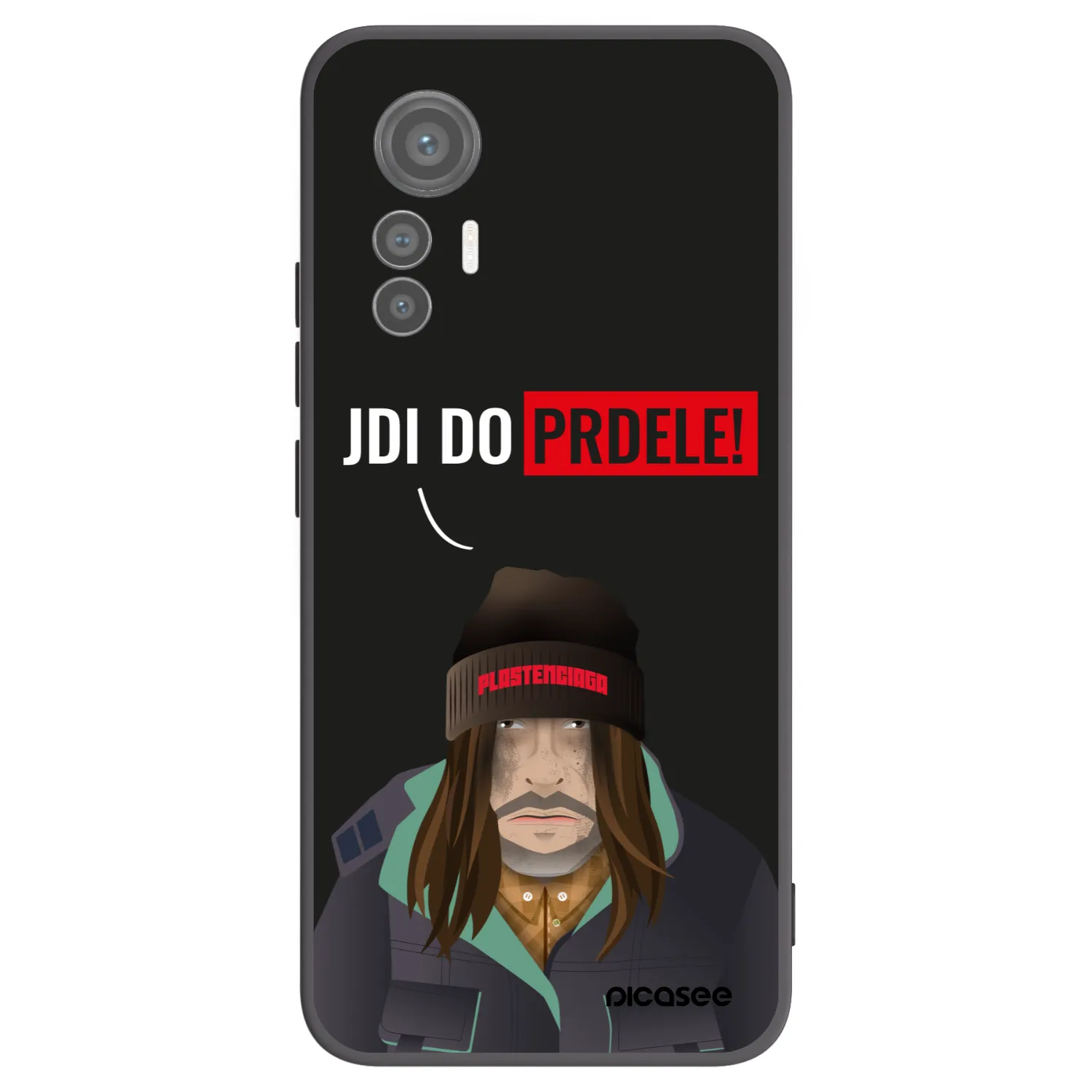 Picasee silikonový černý obal pro Xiaomi 12 Lite - Bezďák