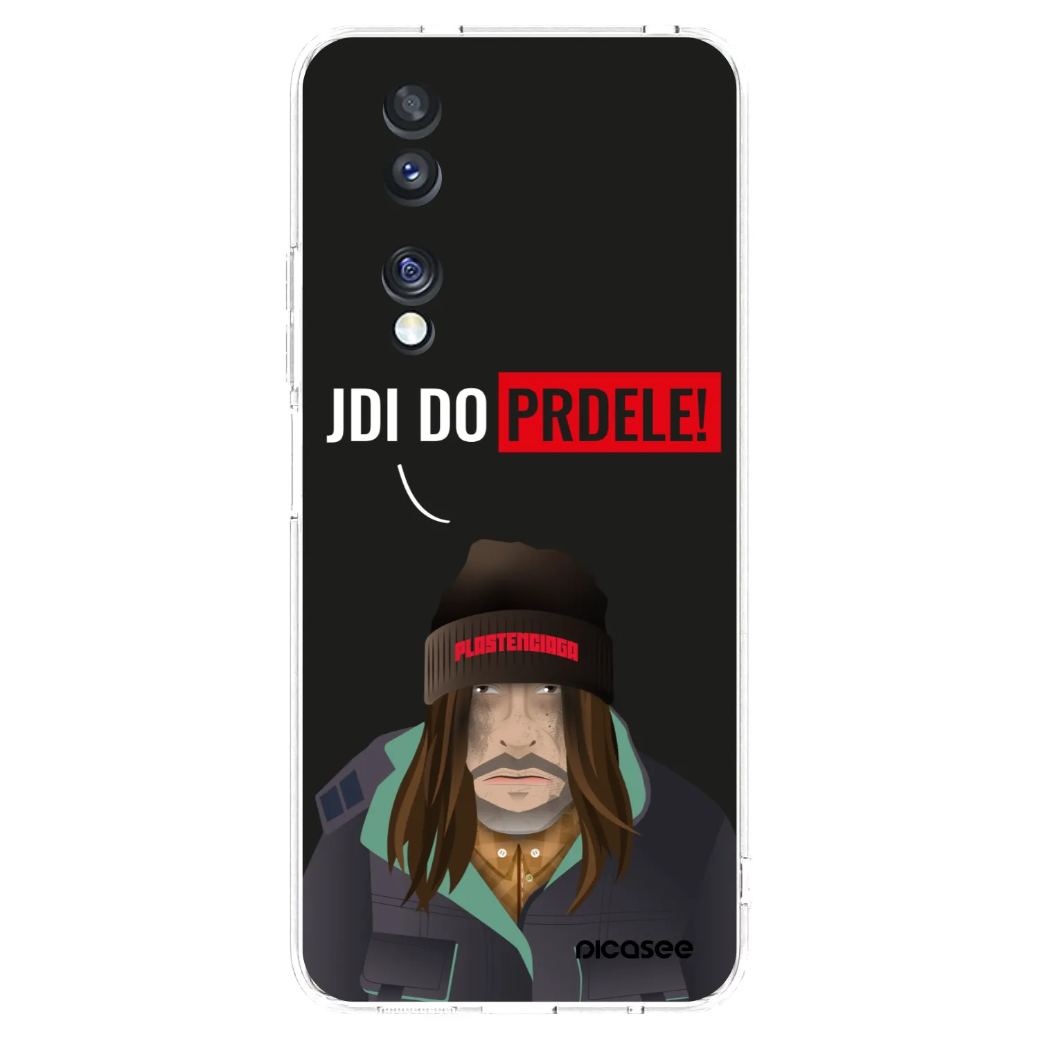 Picasee silikonový průhledný obal pro Honor 70 - Bezďák