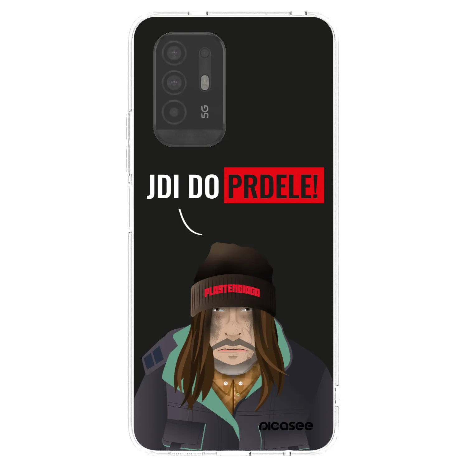 Picasee silikonový průhledný obal pro OPPO A94 5G - Bezďák