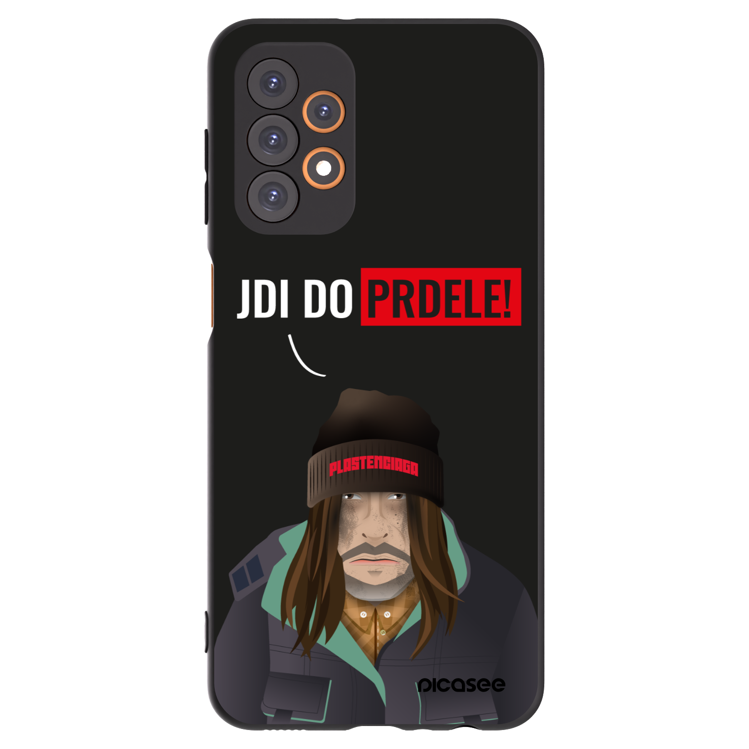 Picasee silikonový černý obal pro Samsung Galaxy A23 A236B 5G - Bezďák